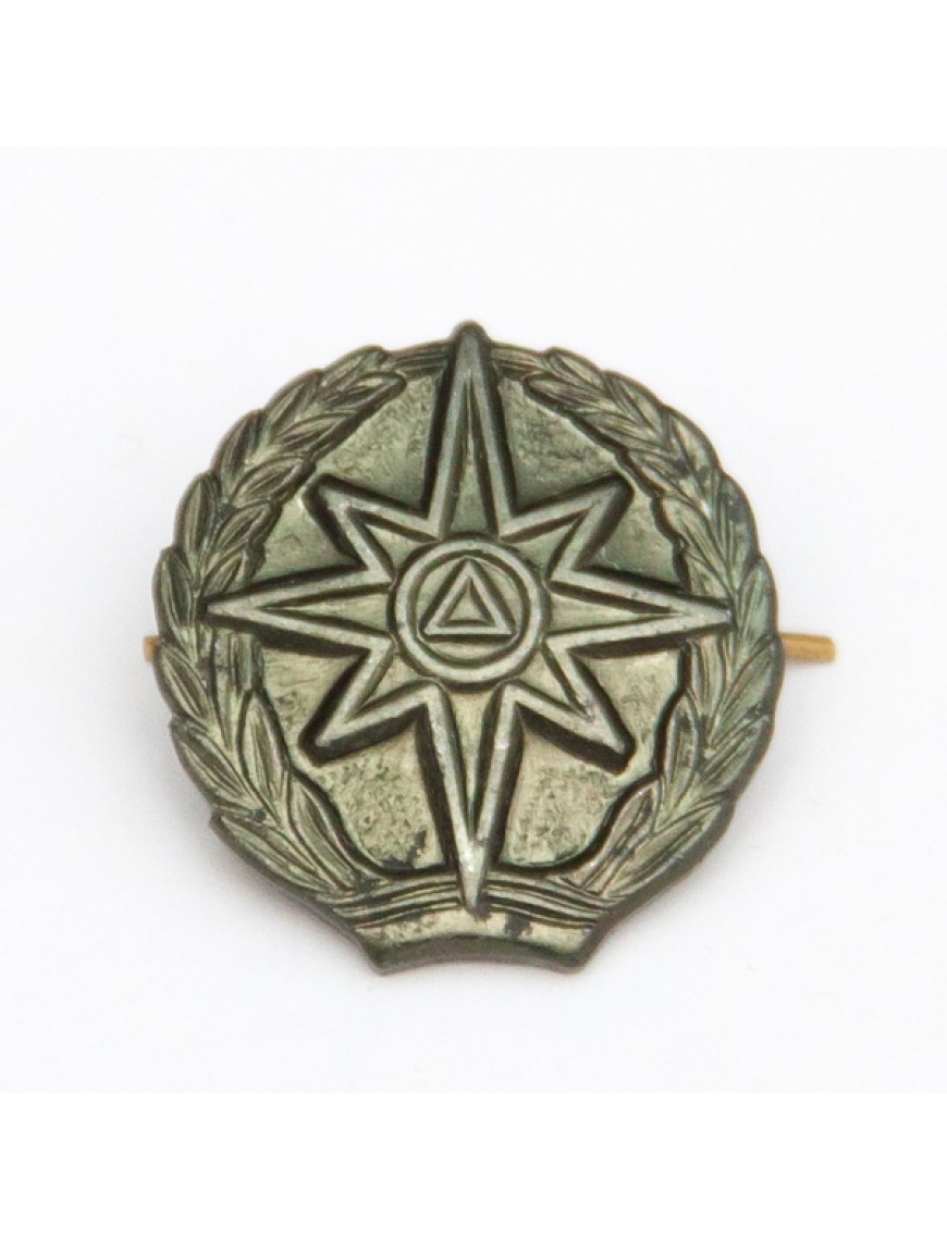 Петличный знак МЧС (без просечек), защитный (5-2-010)