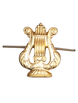 Петличный знак Военно-оркестровая служба, золотой (5-2-007)