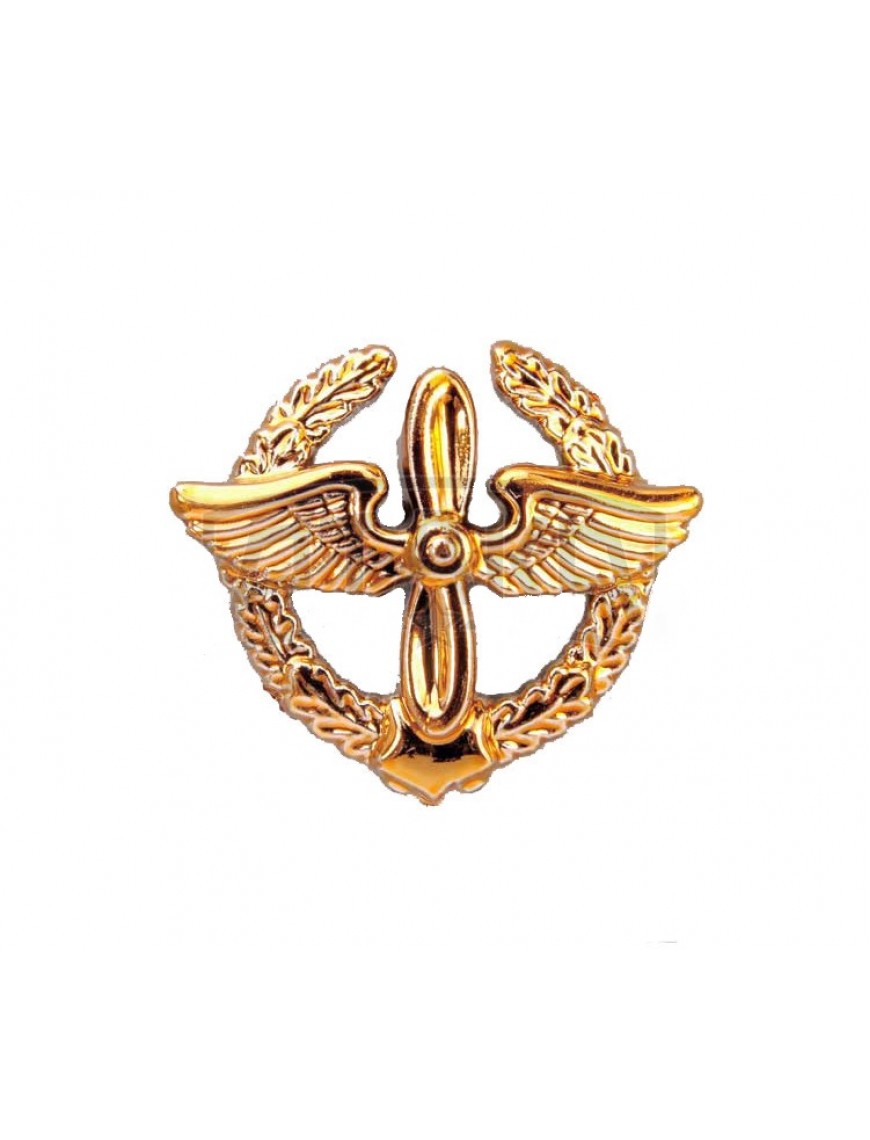 Петличный знак ВВС старого образца, золотой (5-2-046)