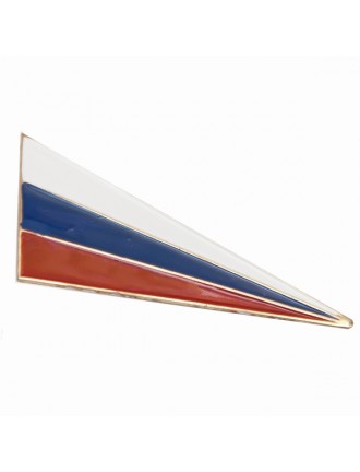 Флажок на берет неуставной "Флаг РФ", уголок, пластиковый (5-1-026)