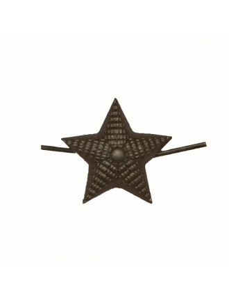 Звезда металлическая 13мм, рифленая, защитная(Полиция, МО нового образца, Росгвардия)
