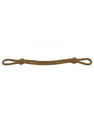 Шнур плетеный металлизированный для фуражки , золотой (6-2-003)