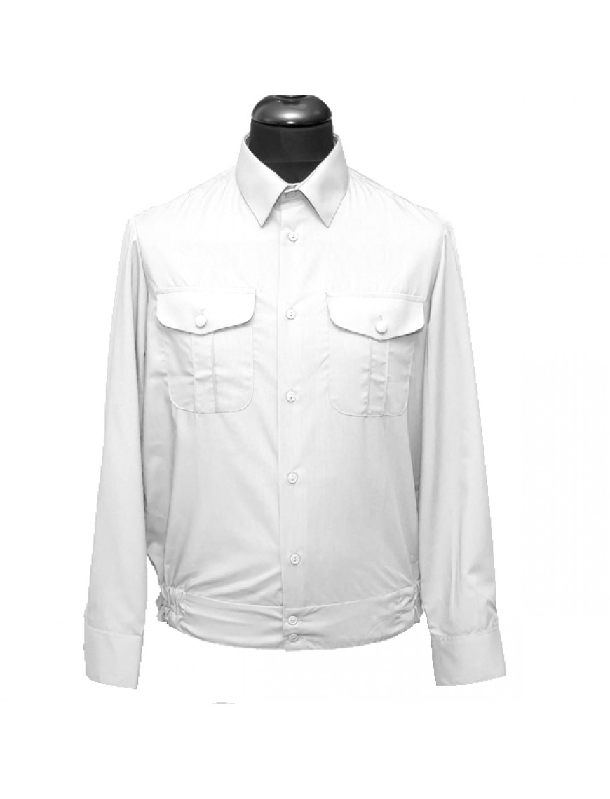 Рубашка форменная с длинными рукавами, белая
