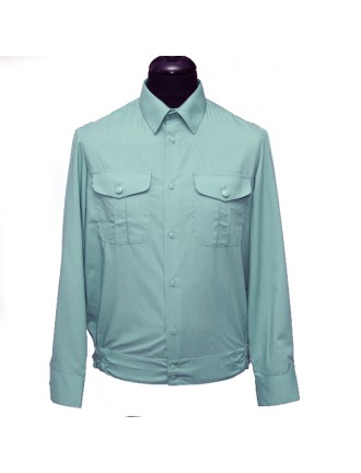 Рубашка форменная с длинными рукавами, оливковая (1-6-004)