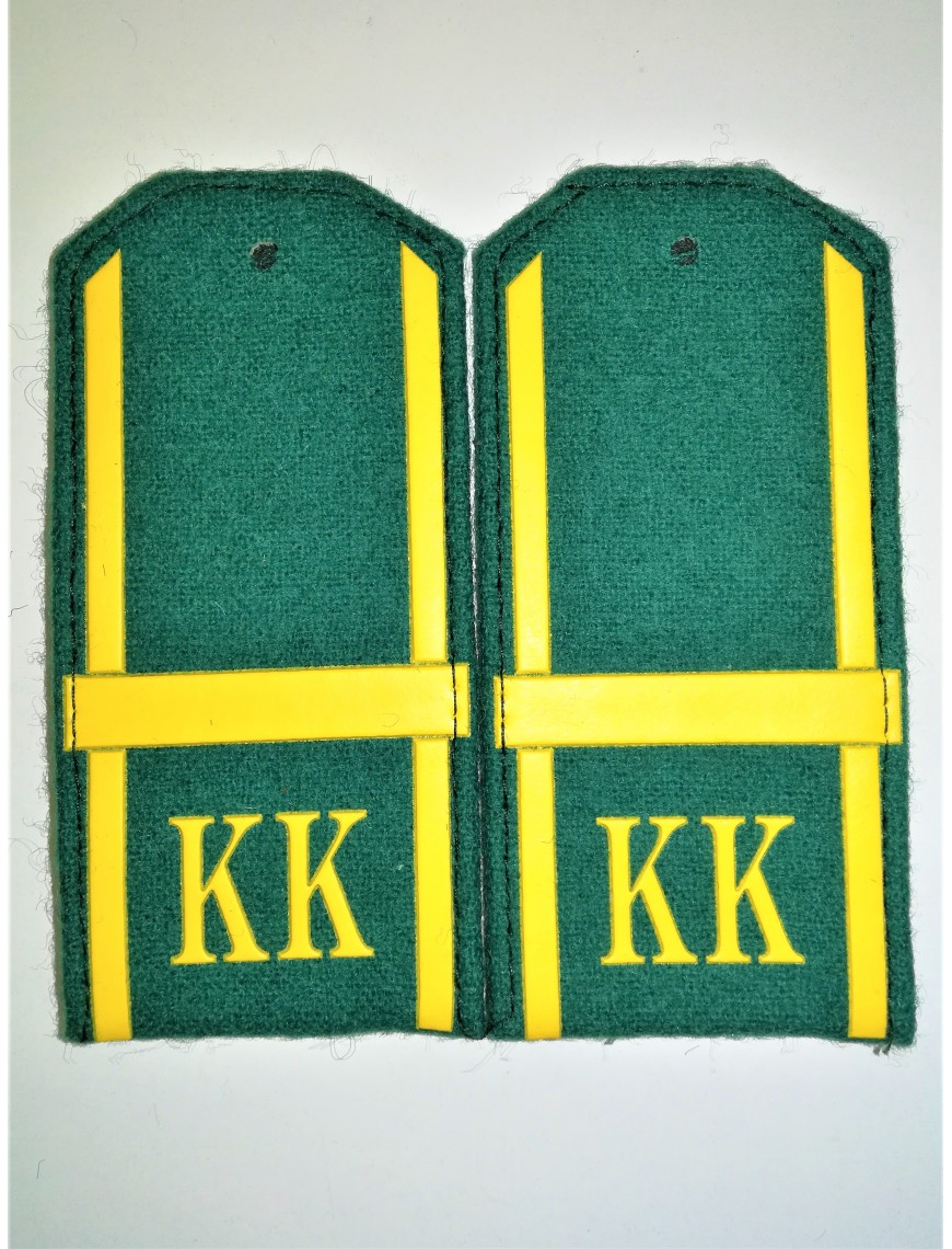 Погоны КК Ефрейтор 1 лычка, зеленое сукно (7-1-069)