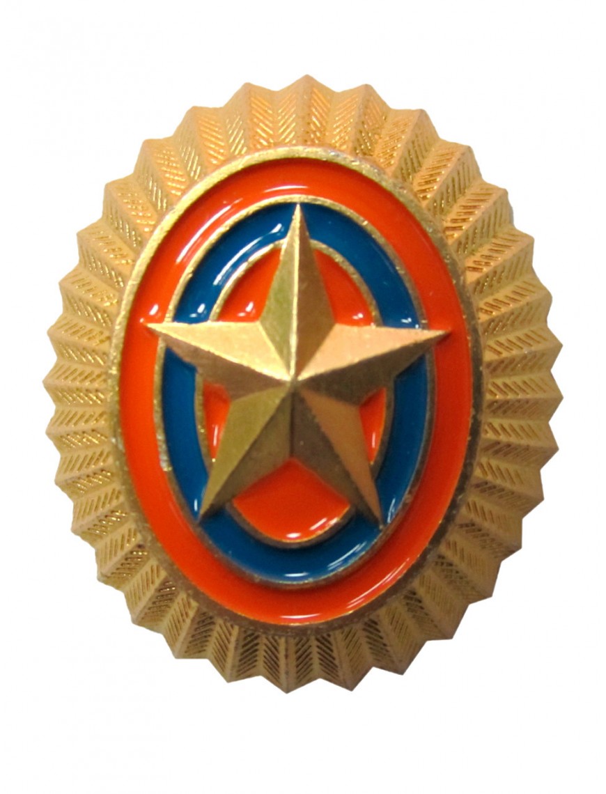 Кокарда МЧС со звездой нового образца (5-1-100)